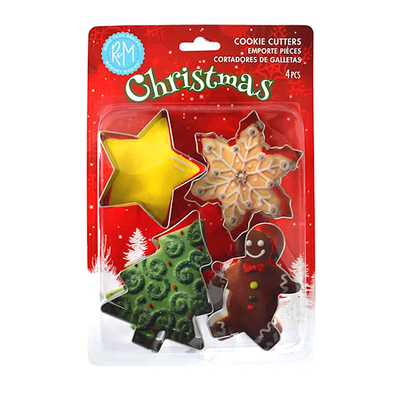 Christmas Cookie Cutter Set: 4 Piece | www.sprinklebeesweet.com