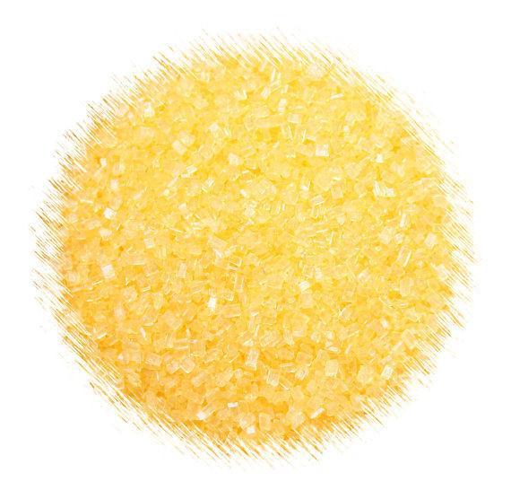 Yellow Sparkling Sugar | www.sprinklebeesweet.com