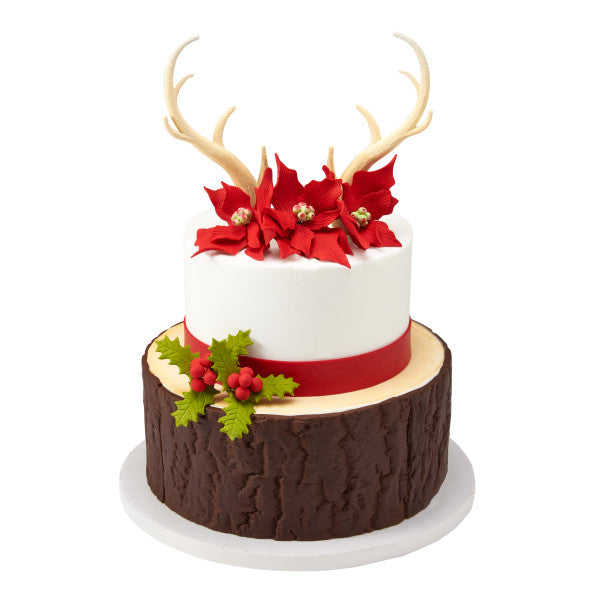 Antlers Cake Topper | www.sprinklebeesweet.com